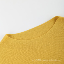 20ALSW025  pullover knitwear sweater women seamless wholegarment sweater puff sleeve